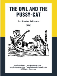 The Owl And The Pussy-Cat SSA choral sheet music cover Thumbnail